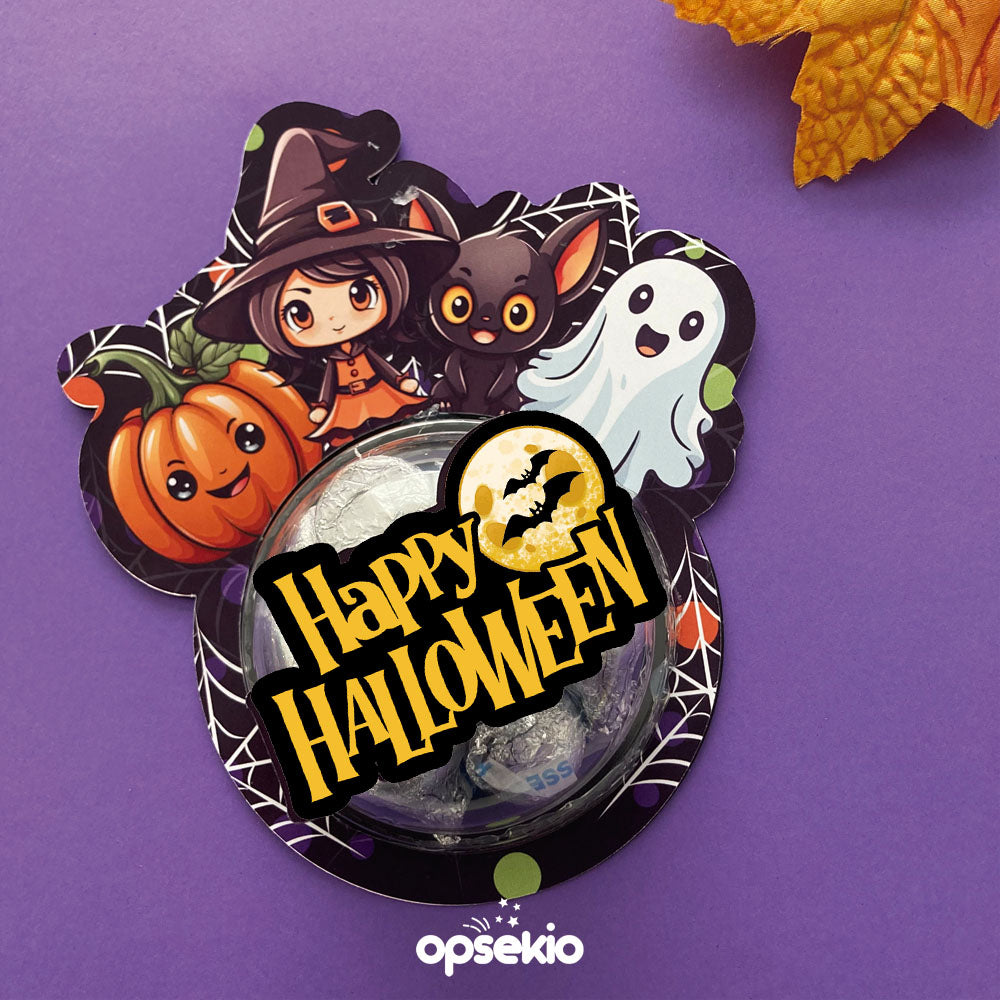 Kit imprimible envoltura halloween