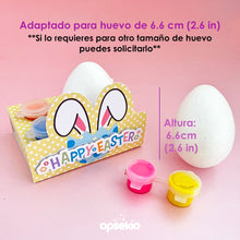 Porta huevo de Pascua manualidades para pintar (PDF Imprimible)