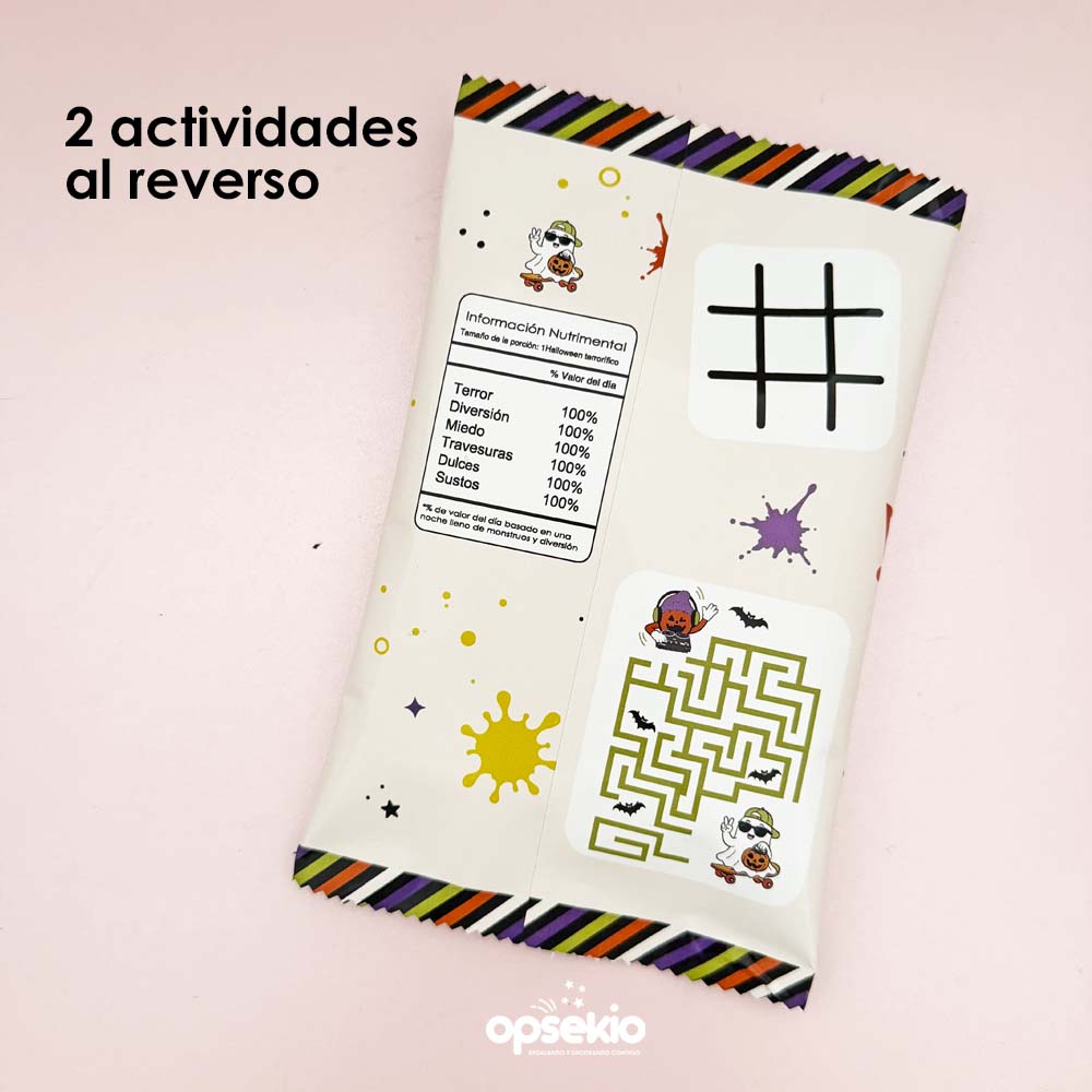 Kit Imprimible Halloween Spooky Fun — Envolturas y dulces PDF