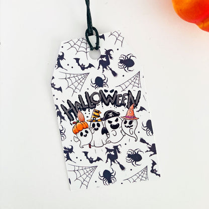 Etiquetas de Halloween colgantes