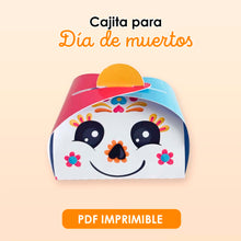 Cajita Día de Muertos — Calaverita Imprimible PDF
