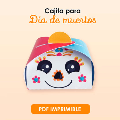 Cajita Día de Muertos — Calaverita Imprimible PDF