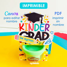 Cajita de actividades imprimible regalos para graduación preescolar