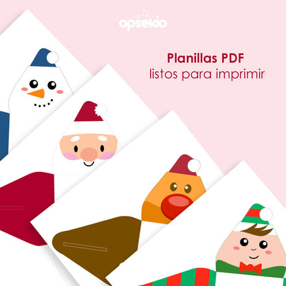 Cajitas navideñas para dulces