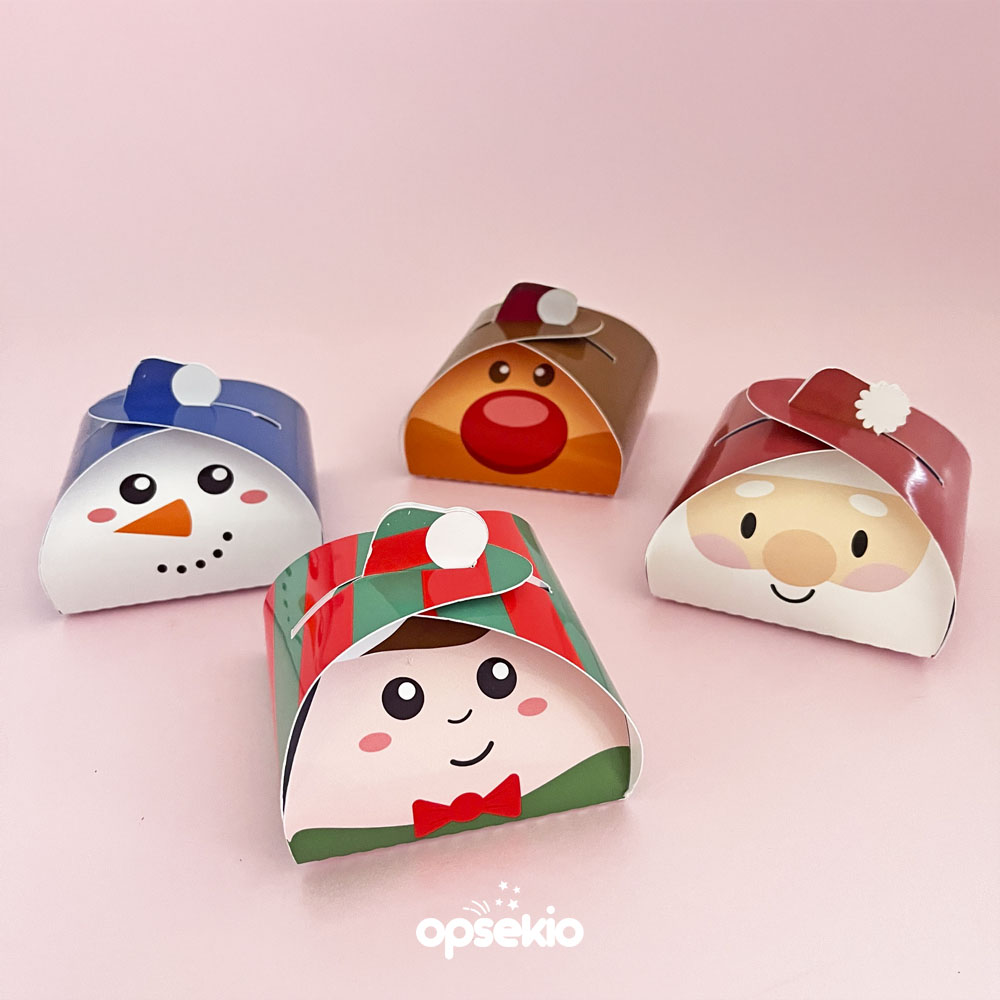 Cajitas navideñas para dulces