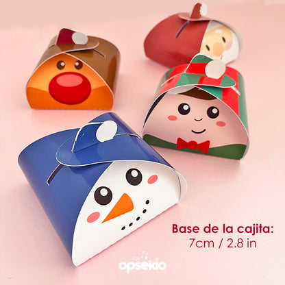 Cajitas navideñas para dulces