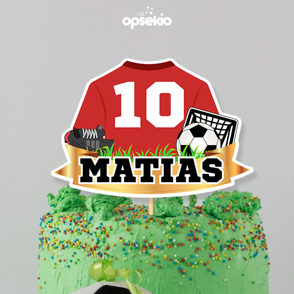 Kit de Imprimibles para Decorar Fiesta de Fútbol (PDF, PNG y Editable en Canva)