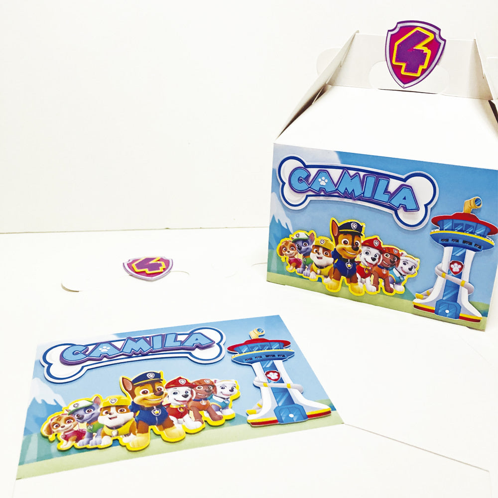 Dulceros fiestas infantiles box lunch