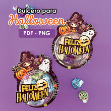 Dulcero para halloween con domo