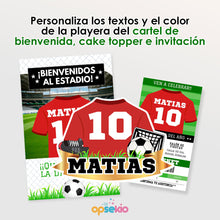 Kit de Imprimibles para Decorar Fiesta de Fútbol (PDF, PNG y Editable en Canva)