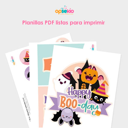 Mini Kit Halloween Happy BOO-day — Cumpleaños Infantil