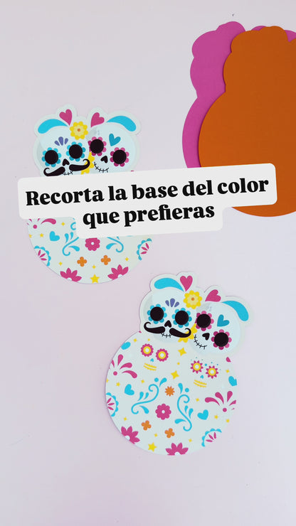 Dulceros Día de Muertos tipo domo