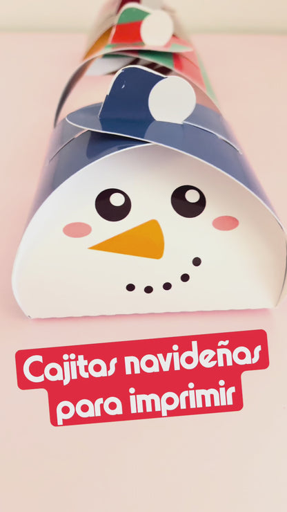Cajitas navideñas para dulces