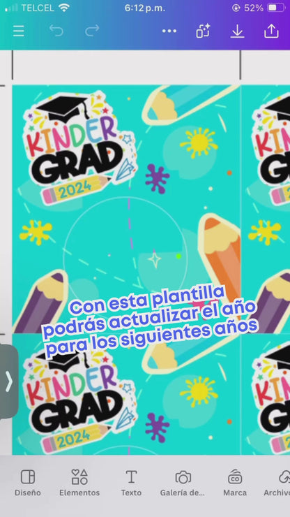 Regalos graduacion kinder para imprimir