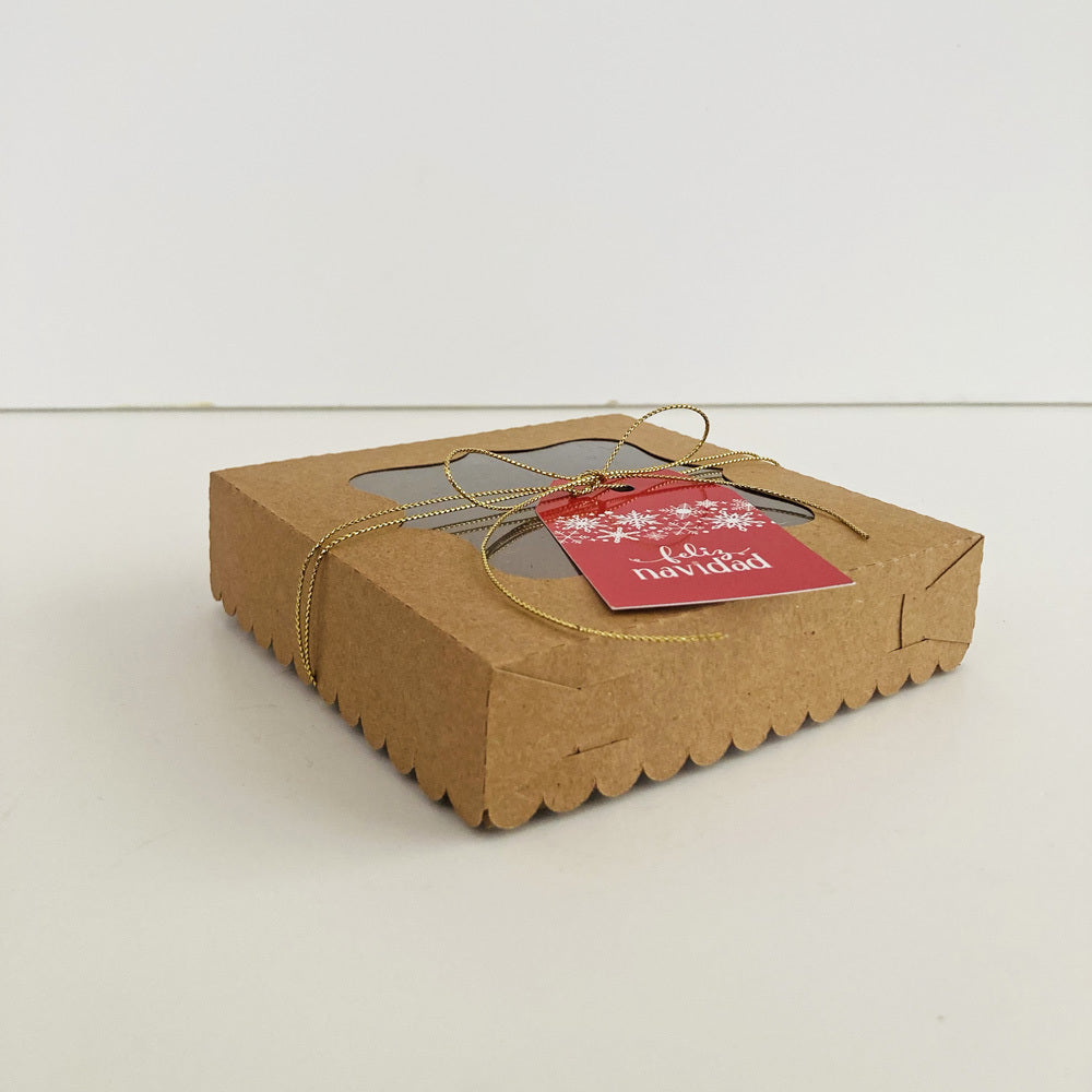 Caja para galletas navideñas 6 piezas