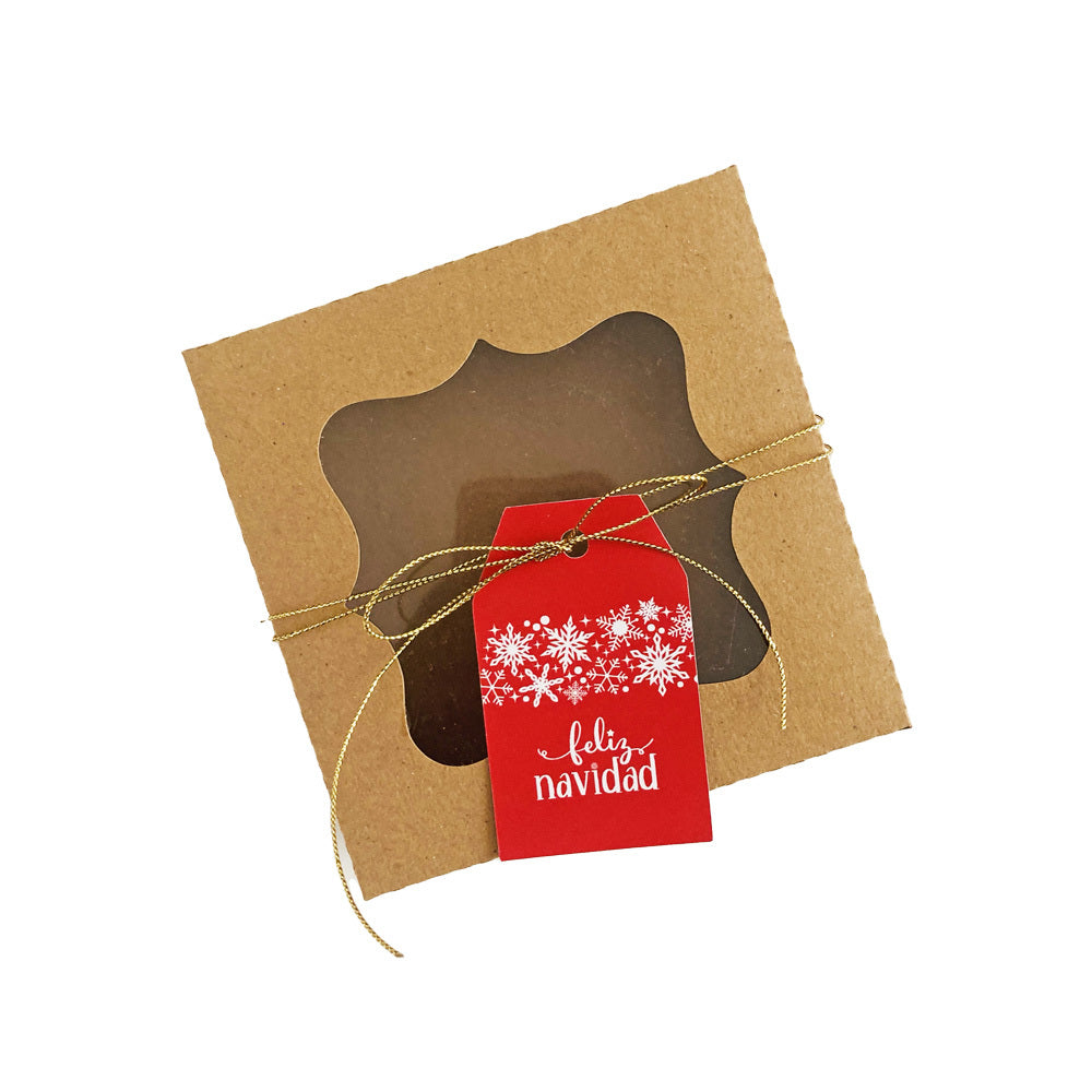 Caja para galletas navideñas
