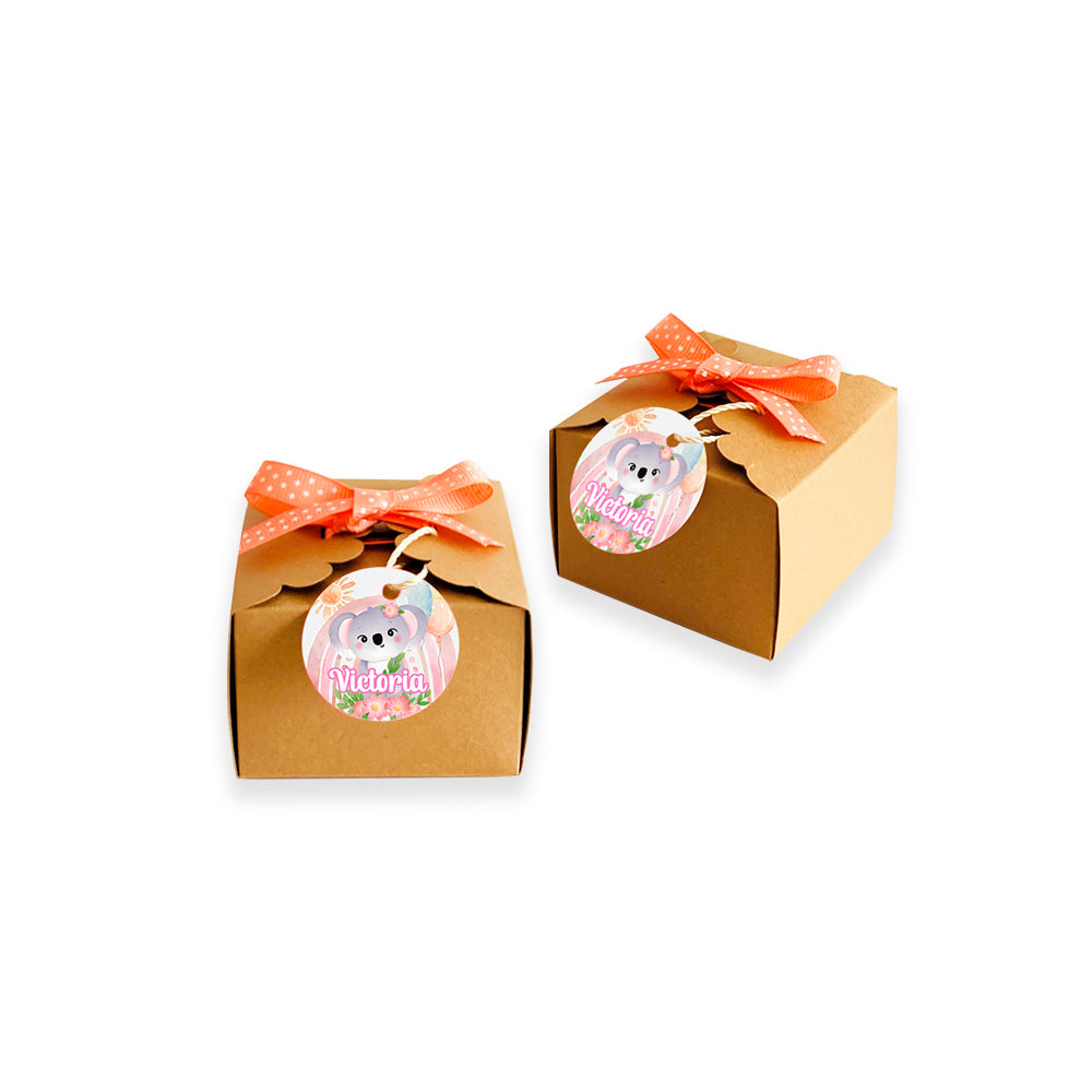 Cajita dulcero para babyshower personalizado (20pz)