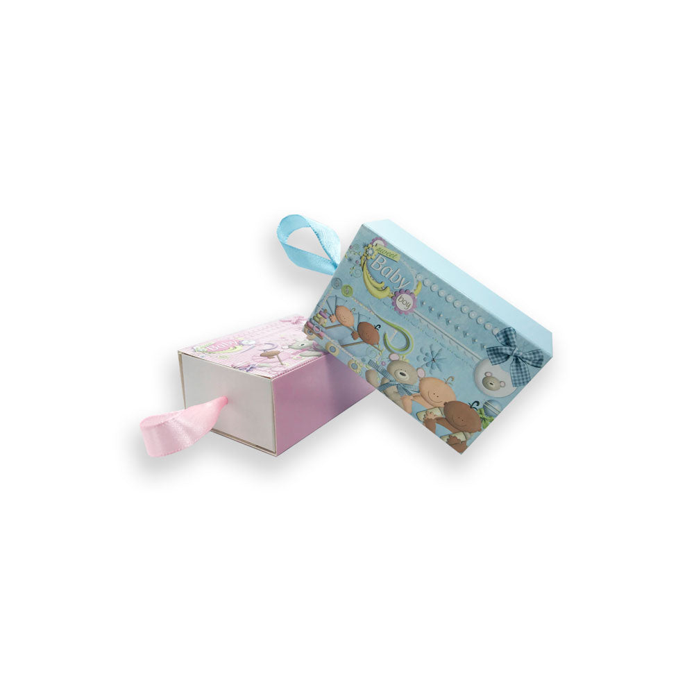 Caja dulcero para baby shower tipo cerillo (25 pz)