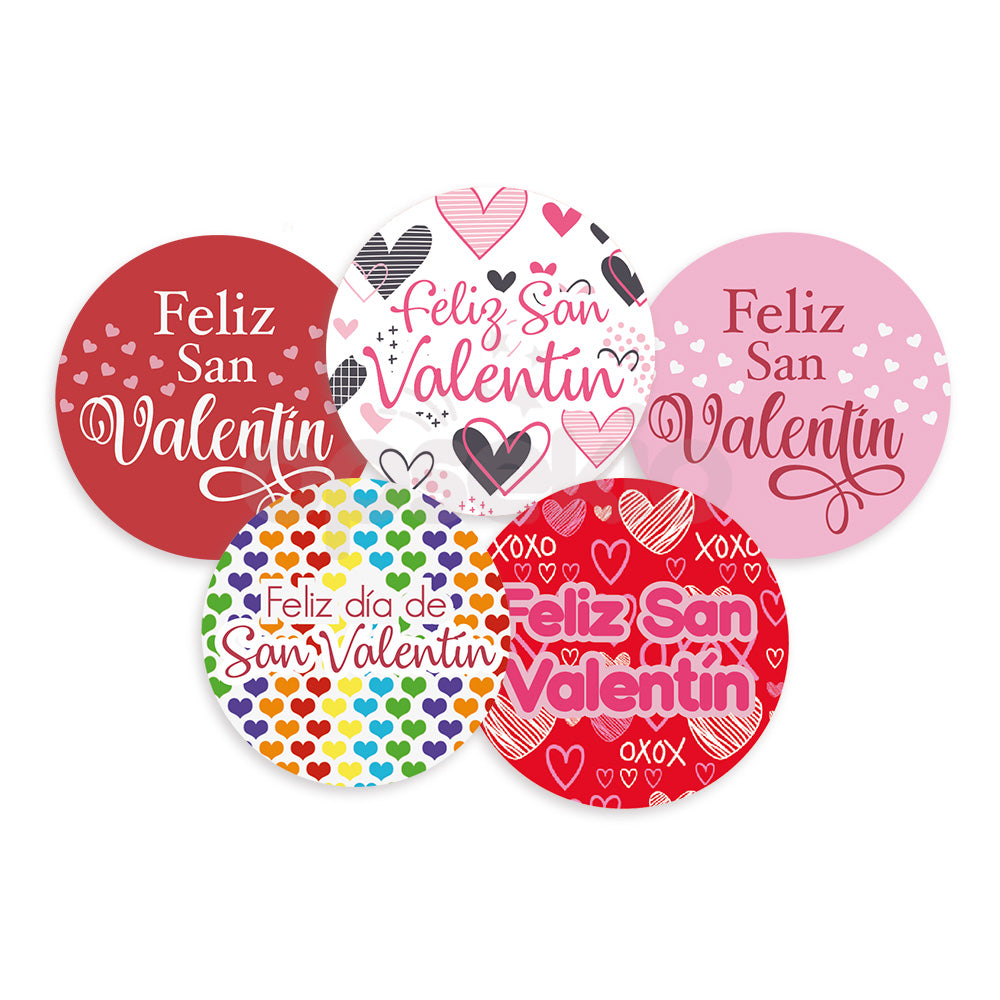 Pegatinas del día de San Valentín, paquete de 24 etiquetas del día de San  Valentín, pegatinas del día de San Valentín, etiquetas de San Valentín,  pegatinas de San Valentín, etiquetas -  México