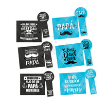 Etiquetas para cerveza y botanas dia del padre