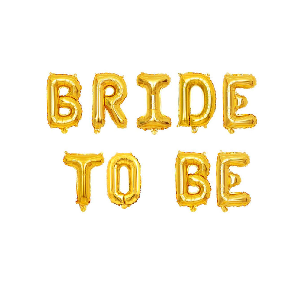 Globos Bride To Be dorado