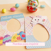 Tarjetas para huevos de pascua para imprimir (holders)