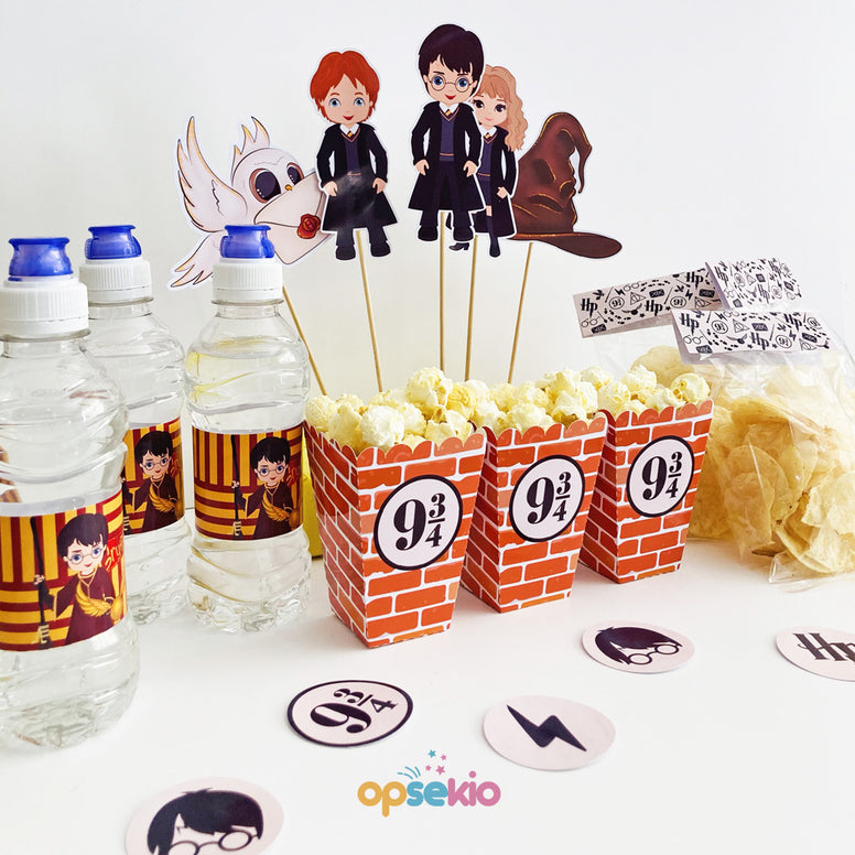 Fiesta de harry potter kit sencillo (77 pzas)