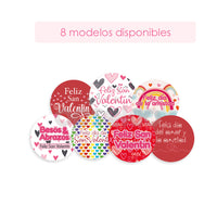 Etiquetas san valentin para imprimir
