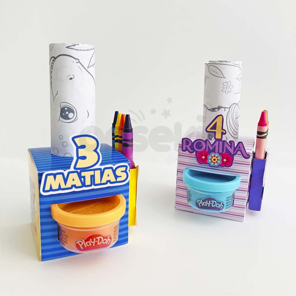 Recuerdos para fiestas infantiles play doh