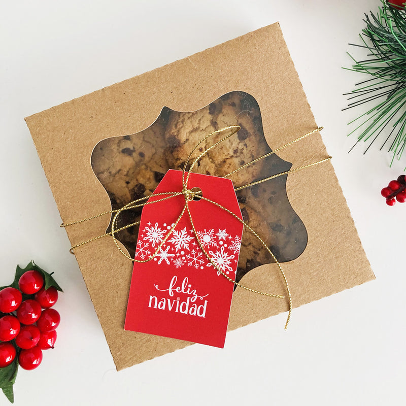 Caja para galletas navideñas 6 piezas
