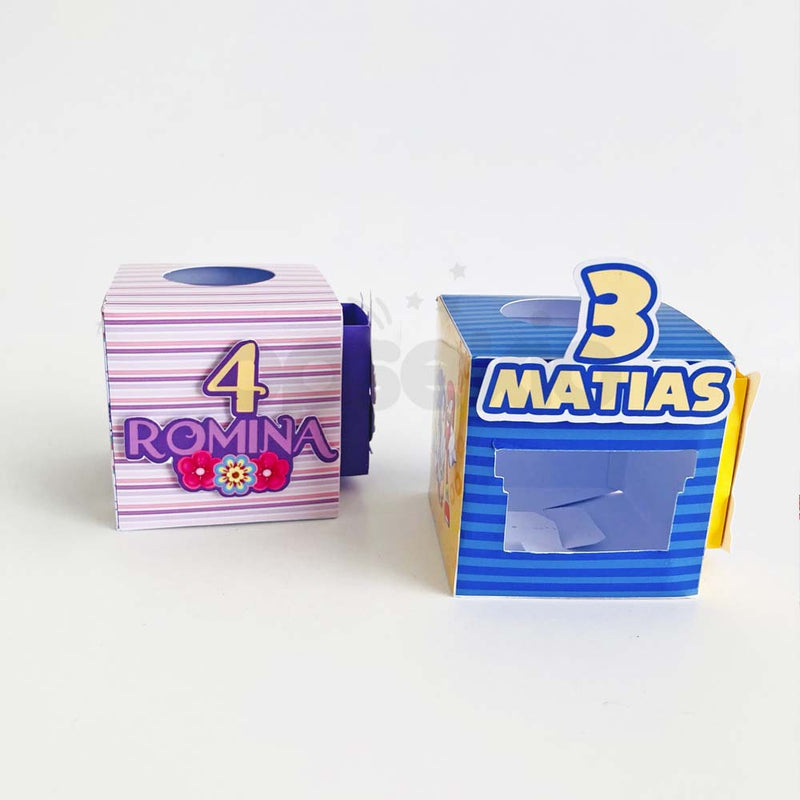 Cajas para recuerdos fiestas infantiles