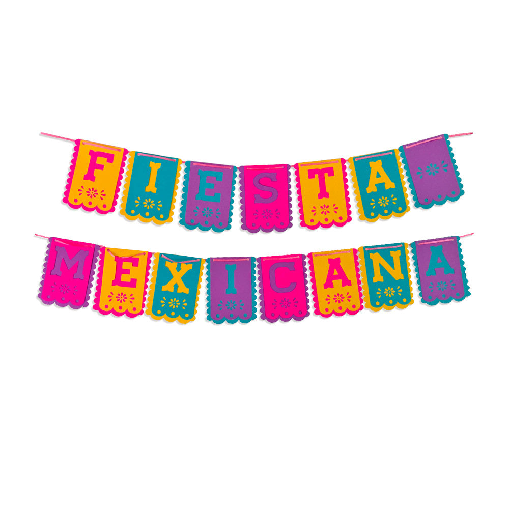 Banderines fiesta mexicana