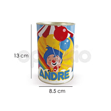 Dulceros para fiesta alcancía mediano